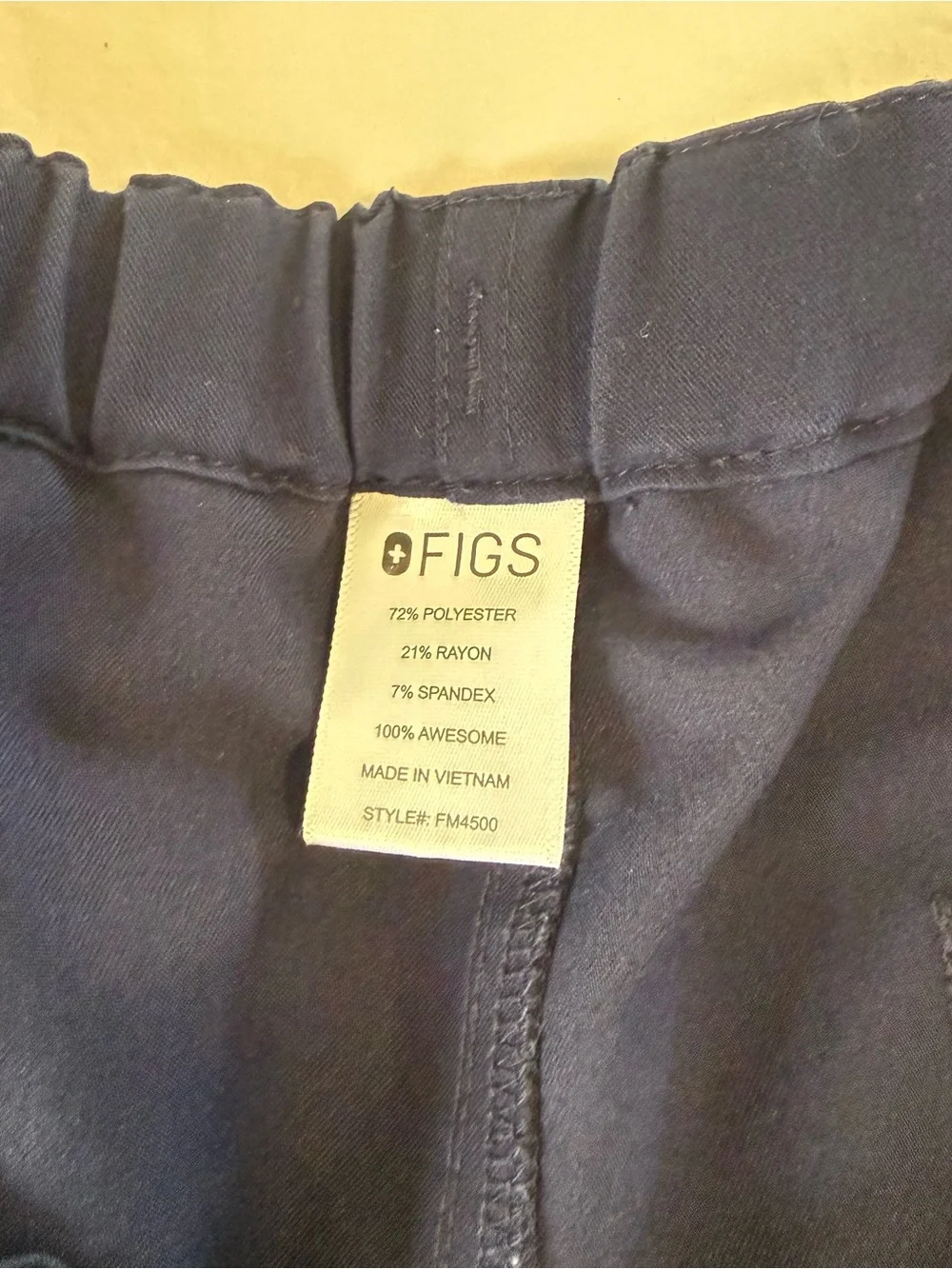 FIGS Navy Pisco Scrub Pants Small